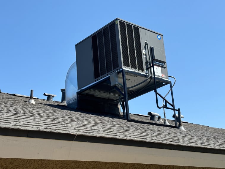 Professional air conditioning setup for residential homes in Hanford.